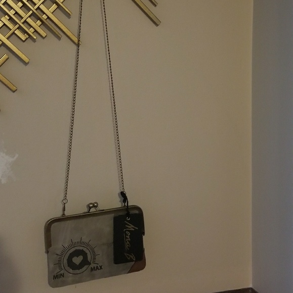 NWT Mona B. Small Canvas Clutch/Crossbody - Picture 7 of 7